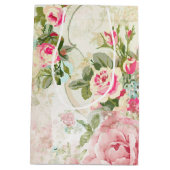 Fabulous 50 Butterfly on  Collage Medium Cadeauzakje (Achterkant)