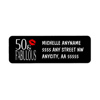 Fabulous 50 etiket