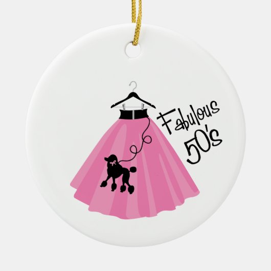 Fabulous 50's keramisch ornament (Voorkant)