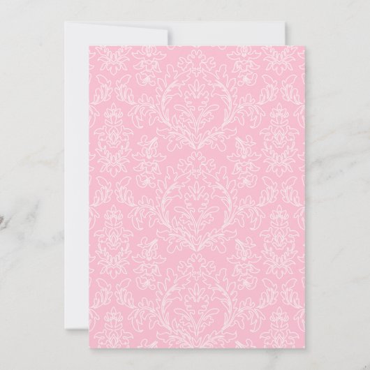 Fabulous 50s Poodle Rok Verjaardagsuitnodigingen Kaart (Achterkant)