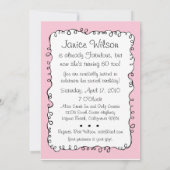 Fabulous 60 Invitations d'anniversaire personnalis (Dos)