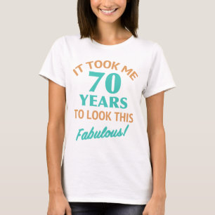 Fabulous 70th Birthday T-shirt