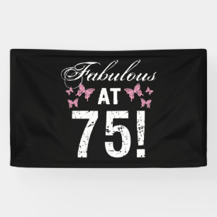 Fabulous 75th Birthday Spandoek