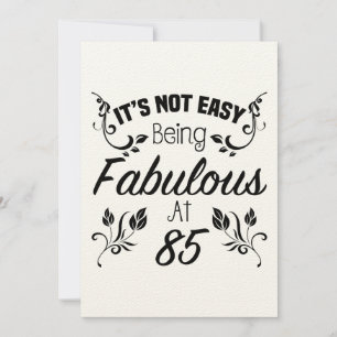 Fabulous 85th Birthday Kaart