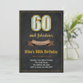 Fabulous adulte 60e anniversaire invitation (Debout devant)