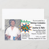Fabulous At 40 Birthday Party Photo Invitation (Voorkant / Achterkant)