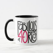 Fabulous at 40rty Mug (Gauche)