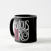 Fabulous at 40rty white Mug (Devant gauche)