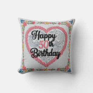 "Fabulous at 50 th" Sierkussen: Vier de Kussen