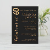 Fabulous at Sixty Surprise Anniversaire Invitation (Debout devant)