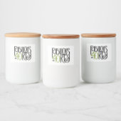 Fabulous bij 40 groene Food Container Label Voedselcontainer Etiket (Flessen)