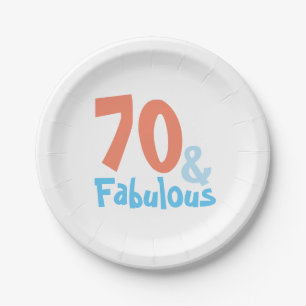 Fabulous Birthday Party Papieren Bordje