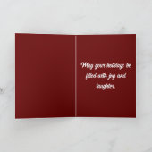 Fabulous Black Woman Joyeuse carte de Noël (Intérieur)