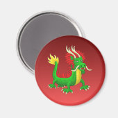 Fabulous Chinese Dragon Magneet (Voorkant / Achterkant)