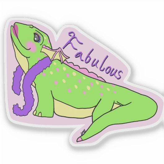 Fabulous Chumby Sticker (Devant)