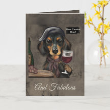 Fabulous Dachshund Birthday