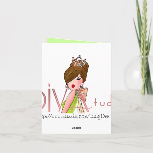 Fabulous Diva Cartes pour notes (Dos)