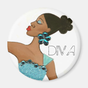 Fabulous Diva magnet Magneet