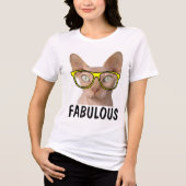 FABULOUS Drôle SPHYNX T-shirts Cat (Recto)