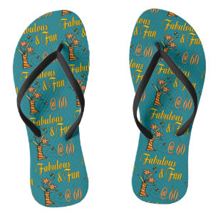 Fabulous en Fun 60th Teenslippers