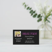 " Fabulous Eyewear" Cartes de visite DIVA (Debout devant)