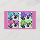 " Fabulous Eyewear" Cartes de visite DIVA (Dos)