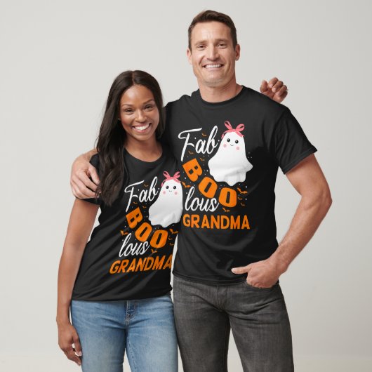 Fabulous Faboolous Grandma Ghost Halloween T-shirt (Unisex)