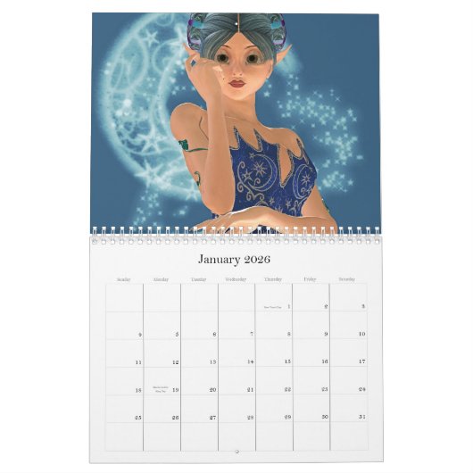 Fabulous Fae Calendar Kalender (Jan 2026)
