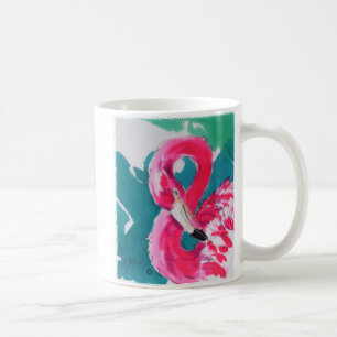 Fabulous Flamant rose Bird Art Tropical Print Mug