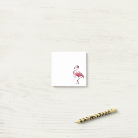 Fabulous Flamingo Post-it® Notes (Op bureau)