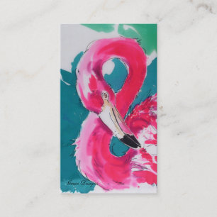 Fabulous Flamingo-Visitekaartjes Visitekaartje