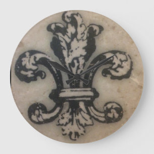 FABULOUS FLEUR DE LIS GROTE KLOK