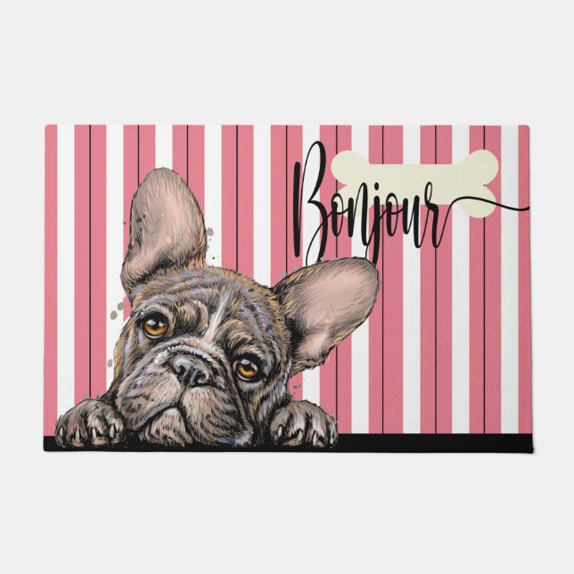 Fabulous Frenchie French Bulldog Deurmat (Voorkant)