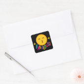 Fabulous gezichtswoord art sticker (Envelop)