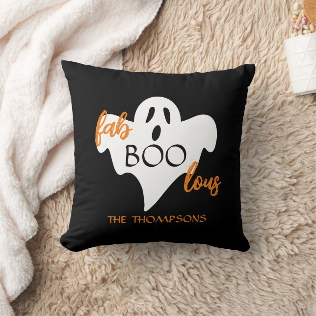 Fabulous Ghost fab-boo-lous grappige Halloween Kussen (Deken)