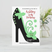 Fabulous High Heel Invitation Anniversaire (Debout devant)