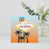 Fabulous Las Vegas Wedding Invitation Kaart (Staand voorkant)
