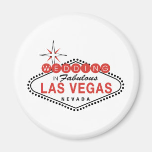 Fabulous Las Vegas Wedding Sjabloon  Magneet