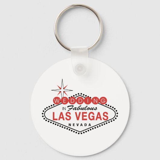 Fabulous Las Vegas Wedding Sjabloon  Sleutelhanger (Voorkant)