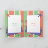 Fabulous maman voeux d'anniversaire vert carte (Intérieur)