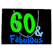 Fabulous Neon Birthday Large Cadeauzakje (Achterkant)