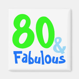 Fabulous Neon Birthday Magneet