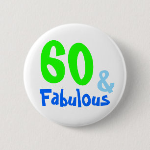 Fabulous Neon Birthday Ronde Button 5,7 Cm