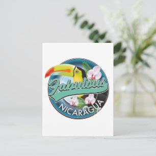 Fabulous Nicaragua toucan logo Briefkaart