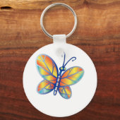 Fabulous Rainbow Butterfly Sleutelhanger (Voorkant)