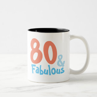 Fabulous Retro Birthday Tweekleurige Koffiemok