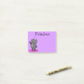Fabulous Rhino-Cartoon Post-it® Notes (Op bureau)