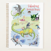 Fabulous Scottish Beasts planner (Devant)