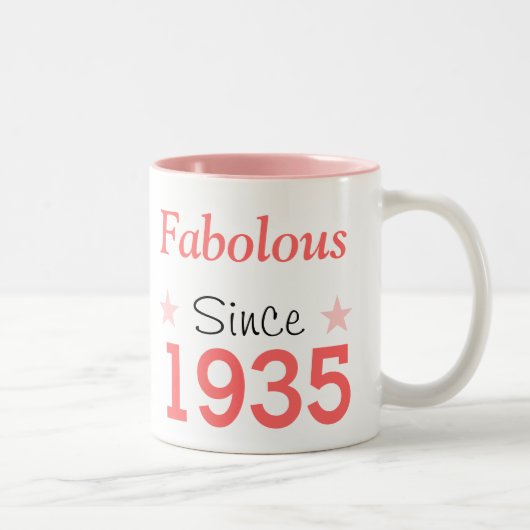 Fabulous Since 1935 Tweekleurige Koffiemok (Rechts)