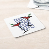 Fabulous  Style Martini Vierkante Kartonnen Onderzetter (Schuin)